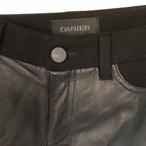 Danier leather pants, made in Canada, size 2